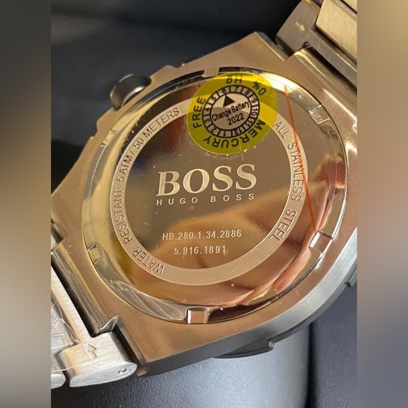 HB1513359 - Hugo Boss Men’s Supernova Black Dial Stainless Steel - Picture 9 of 11